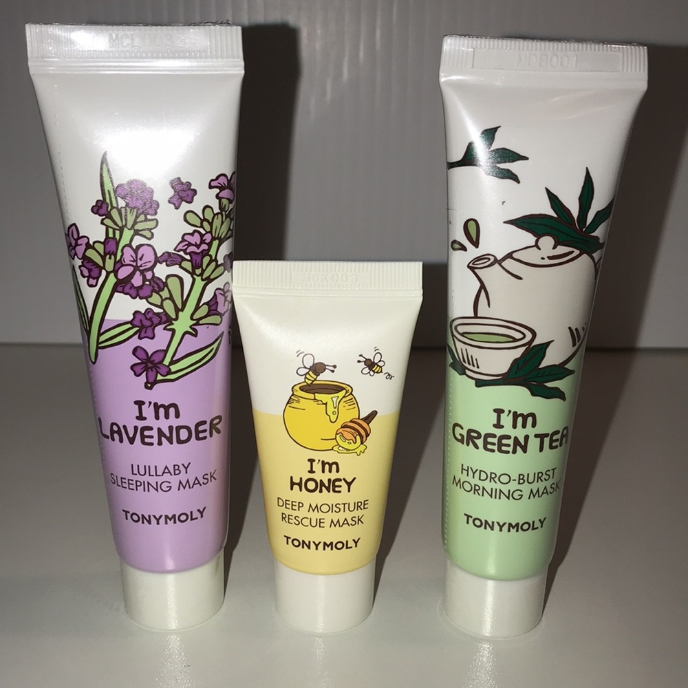 TonyMoly face mask set of three NEW